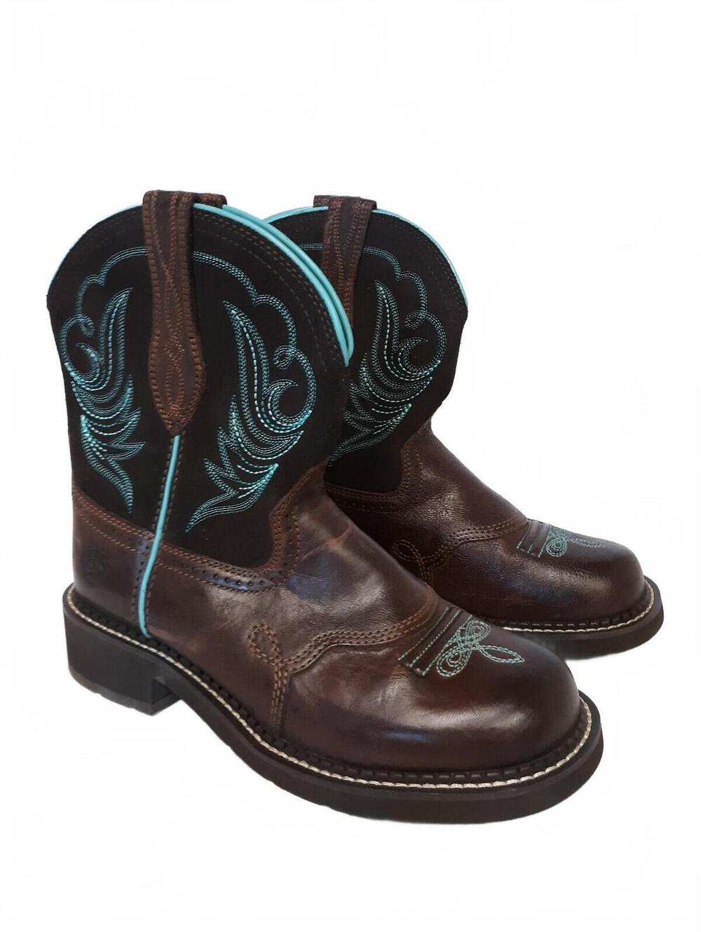 Ariat Women's Fatbaby Heritage Dapper Western Cowgirl Boots Size 8 B Brown